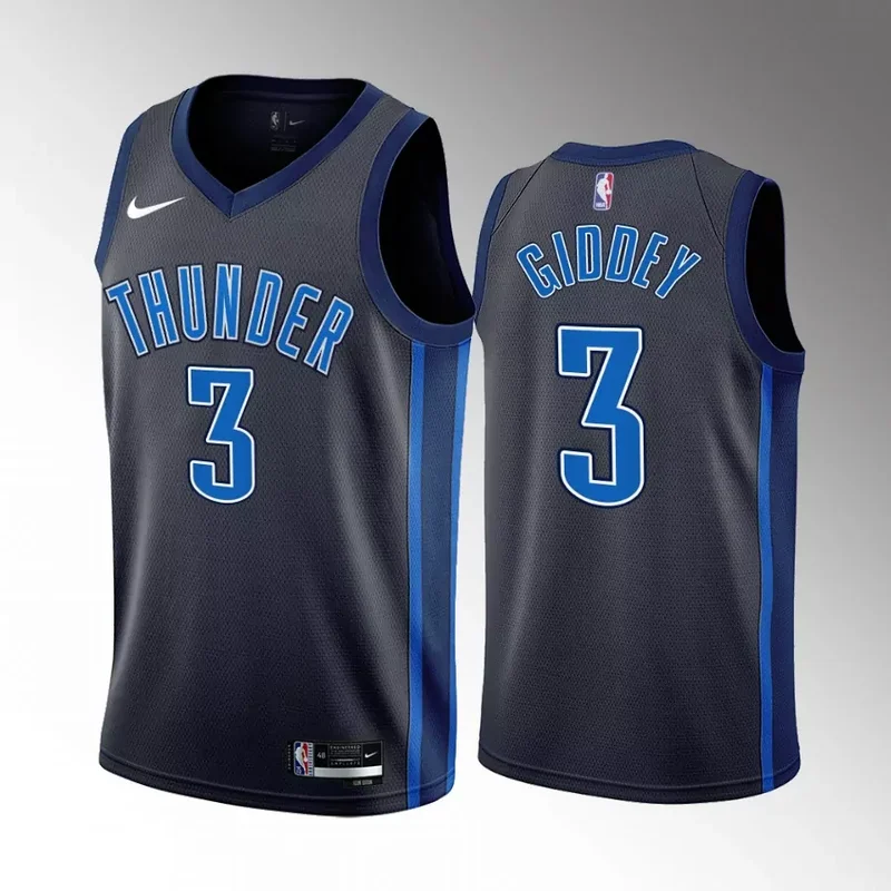 oklahoma city thunder #18 keyontae johnson 2023 24 city edition swingman Basketball jersey - Image 5